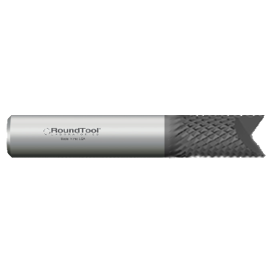 FRFTD1 1/8 Ø 1/2 x 1-1/2 x 1/8 Fish Tail Cut Carbide Fiberglass Router PVD Diamond