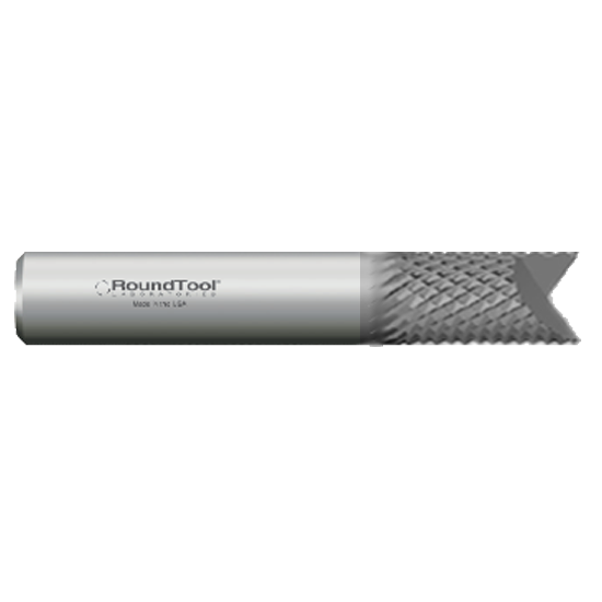 FRFTD2 1/4 Ø 3/4 x 2-1/2 x 1/4 Fish Tail Cut Carbide Fiberglass Router CVD Diamond