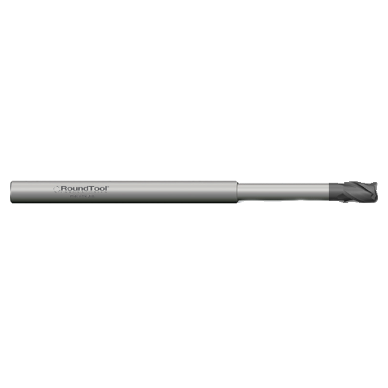 LR8X3SD1 .031 Ø .046 x 2-1/2 x 1/8 3 Flute Square End .250 Lbs Long Reach Carbide Micro End Mill PVD Diamond