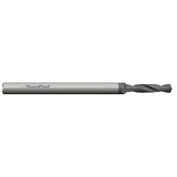 MD2PD1 0.50mm Ø 2 Flute 130° Point Carbide Micro Drill PVD Diamond